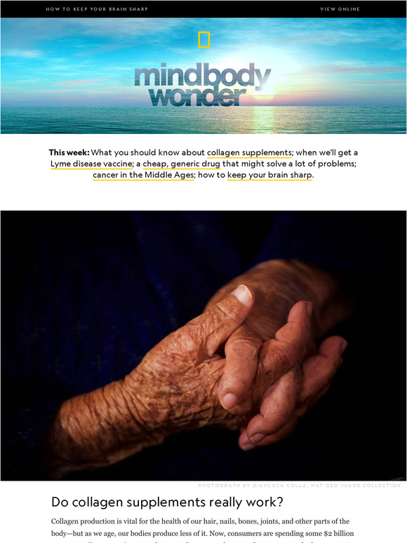 National Geographic Do collagen supplements really work? Milled