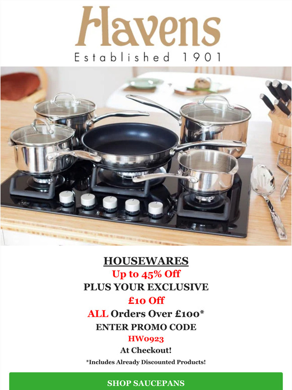 HOUSEWARES SPECIALS 🍴