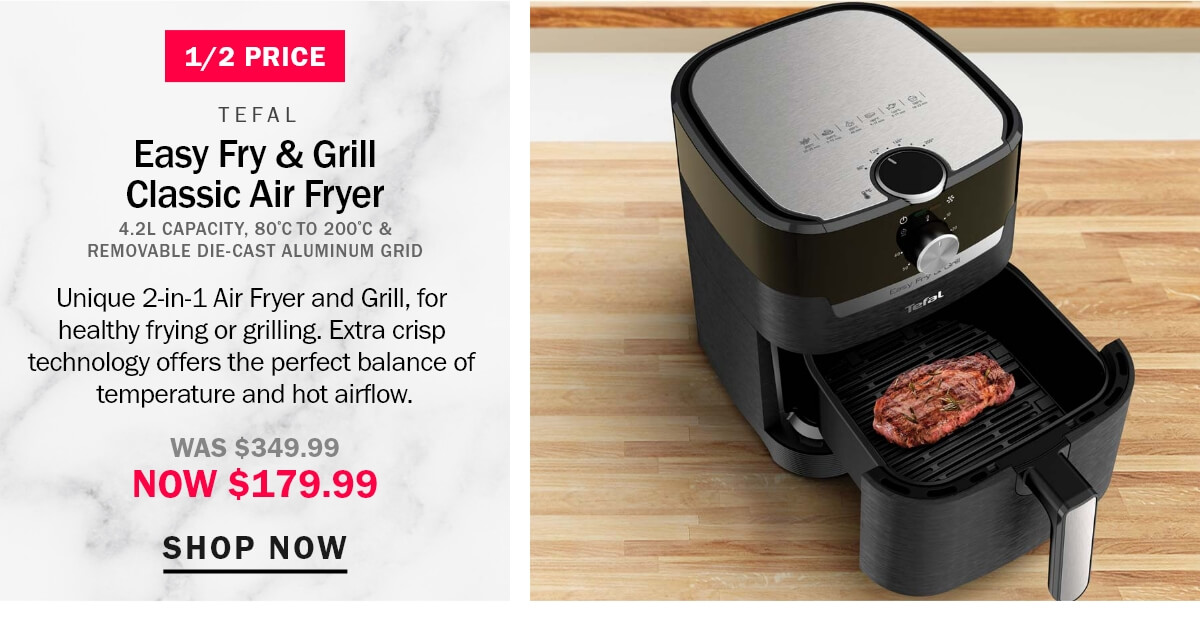 Briscoes Your new Air Fryer 👉 now HALF PRICE! Milled