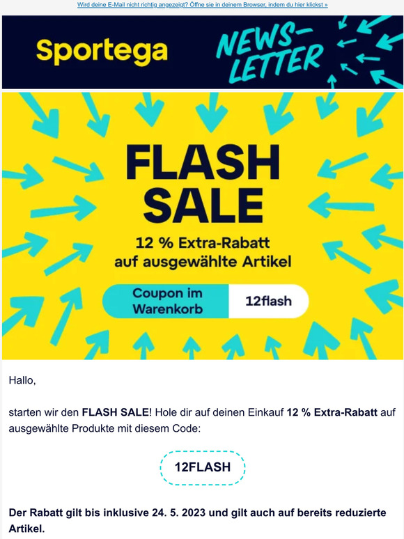 FLASH-SALE💰12 % Extra-Rabatt