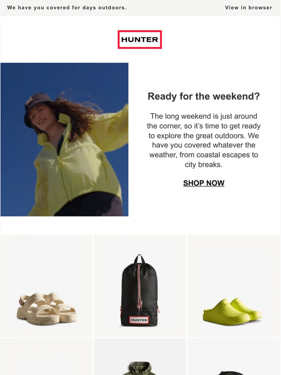 Ready for the long weekend?
