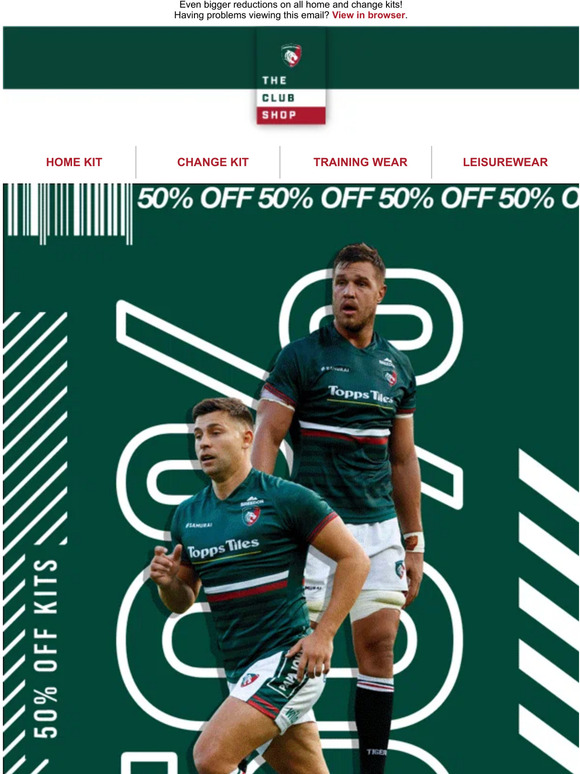 The Club Shop  Leicester Tigers