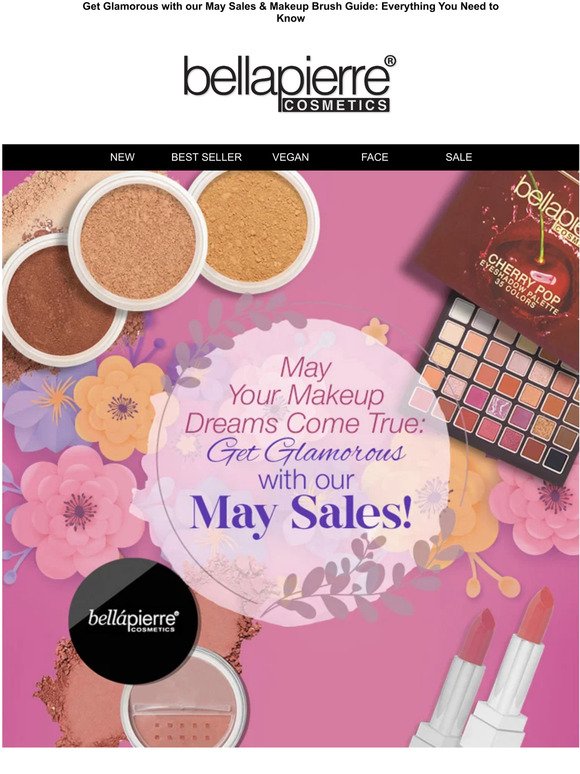 May Your Makeup Dreams Come True - Get Glamorous with our May Sales! - Bellapierre Cosmetics USA
