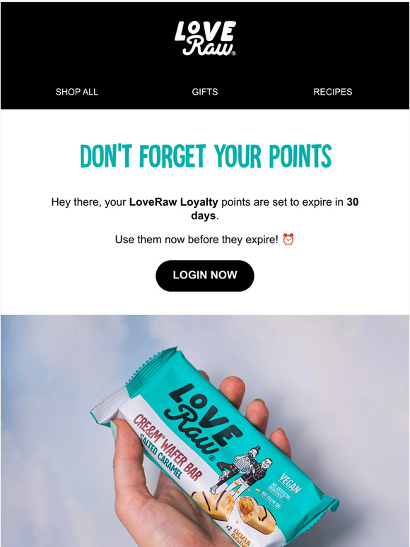 Your points will expire in 30 days ⌛
