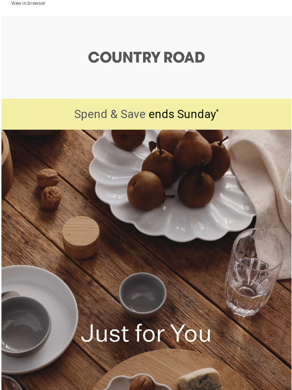 Shop your Home edit: Spend & Save ends Sunday