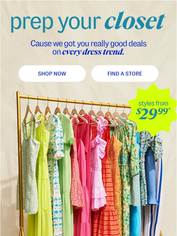 Marshalls We have *the* dress trends Milled