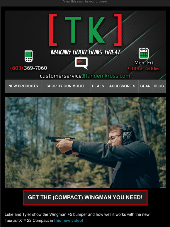 The Wingman for Your TaurusTX™ 22 Compact!