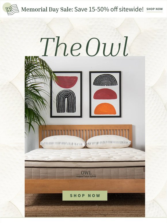This Mattress is Owl You Need