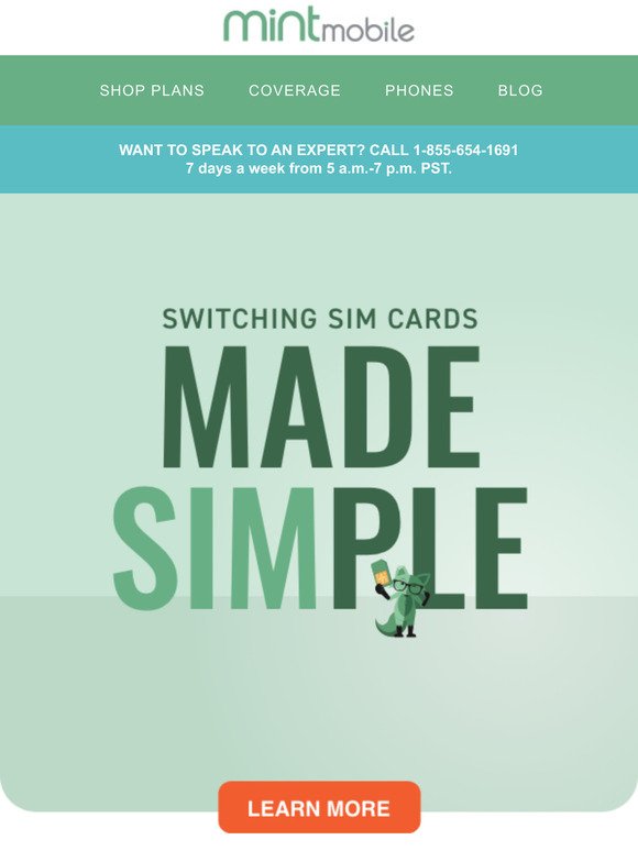 Switching your SIM card is surprisingly SIMple