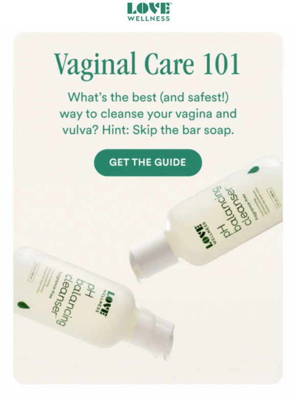 Love Wellness Do you know how to clean your vulva? Milled
