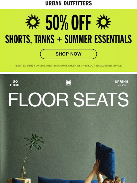 Urban Outfitters you got floor seats! 🎟️ Milled