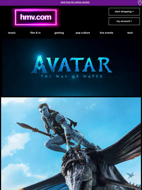 Avatar: The Way of Water | exclusive@hmv 💧