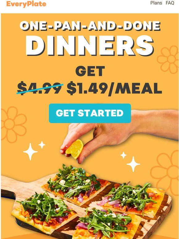 EveryPlate Easy does it onepan dinners 🥘 Milled