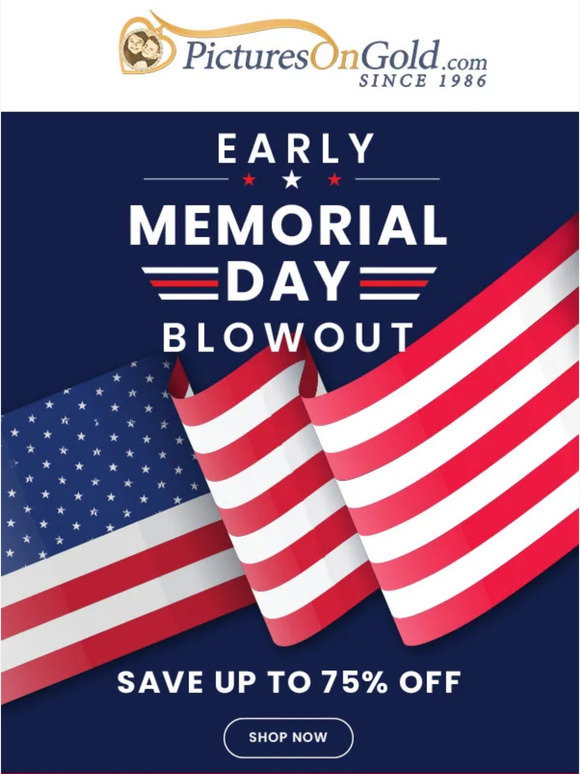 🇺🇸 Hey, Up To 75 Off Early Memorial Day Blowout