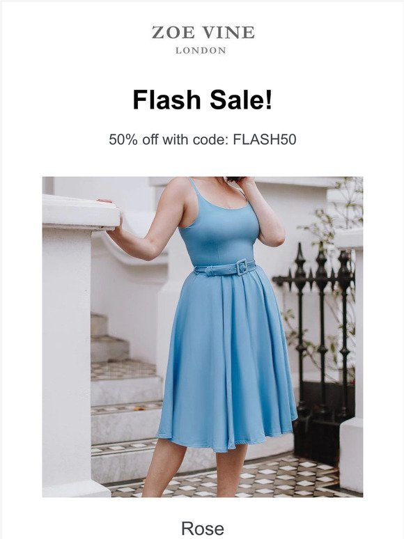 50% Flash Sale!