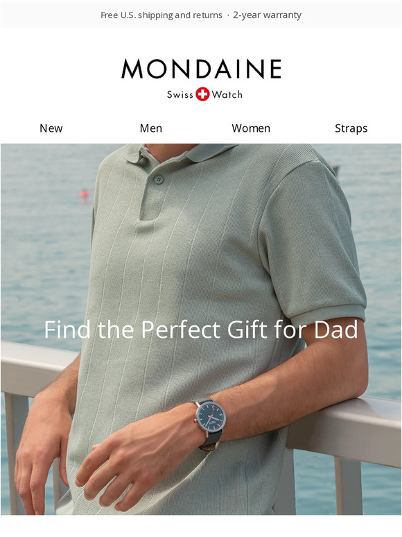 Give the Best Dad Gift with Mondaine ⏱️