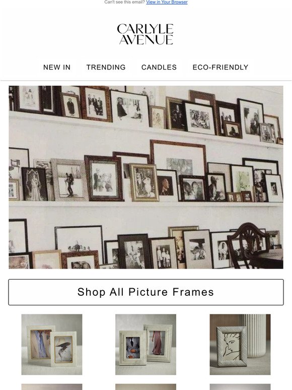 Picture Perfection: New Marble Picture Frames!