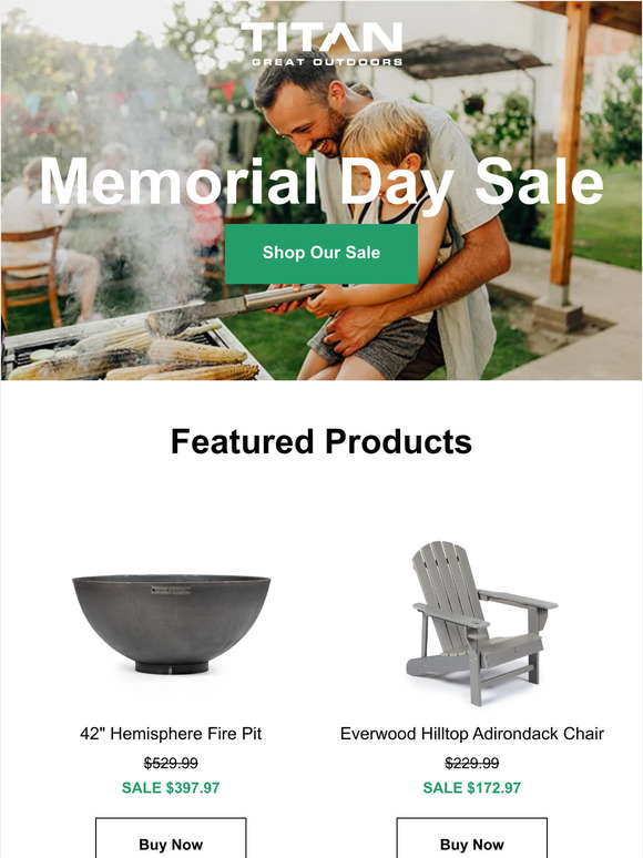 🇺🇸 Memorial Day Sale Starts NOW!