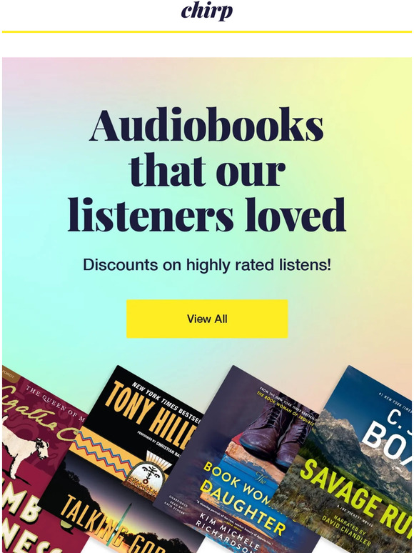 Best reviewed listens — on sale now! ⭐