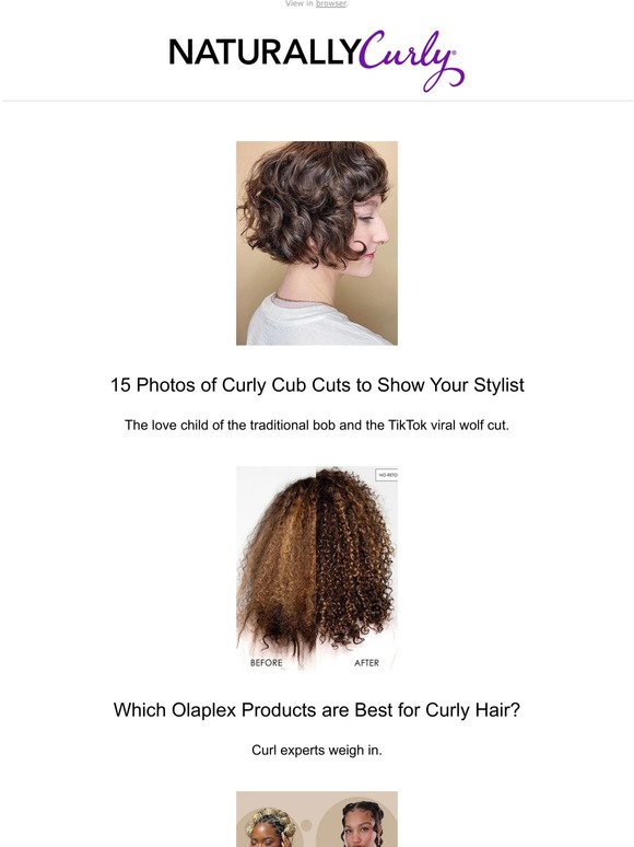 naturallycurly: 15 Short Haircut Ideas for Type 3 Curls