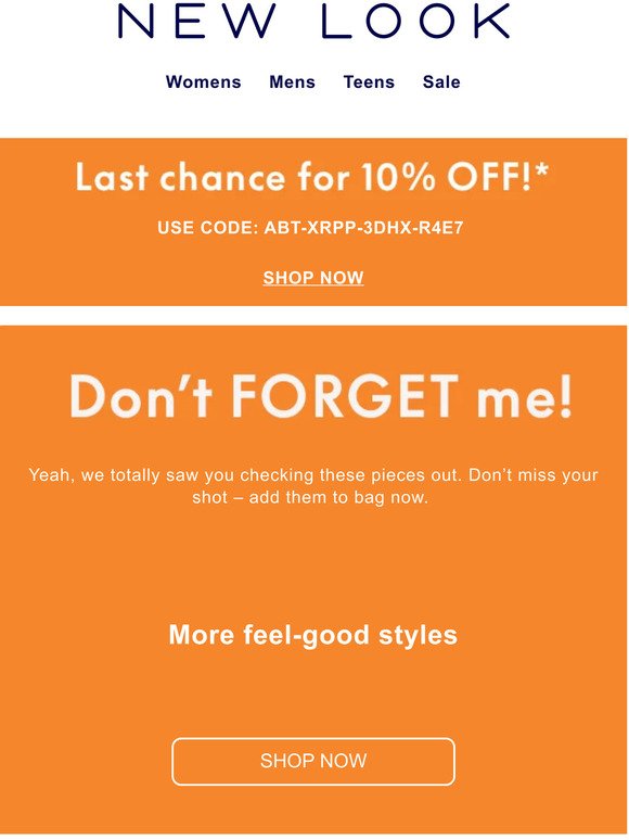 LAST CHANCE for 10% off