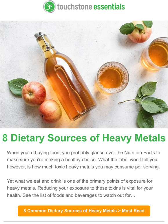Touchstone Essentials ☠️ 8 Common Dietary Sources of Heavy Metals Milled