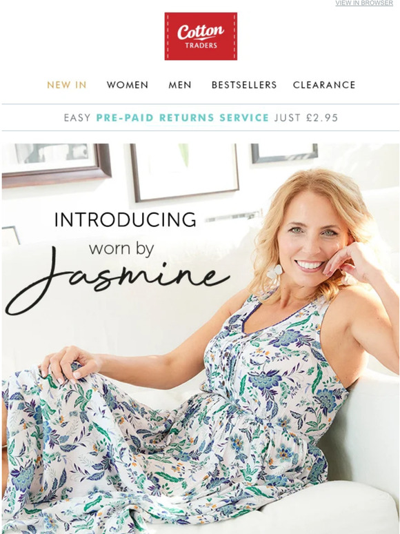 Cotton Traders Introducing Jasmine Harman, our newest Brand Ambassador