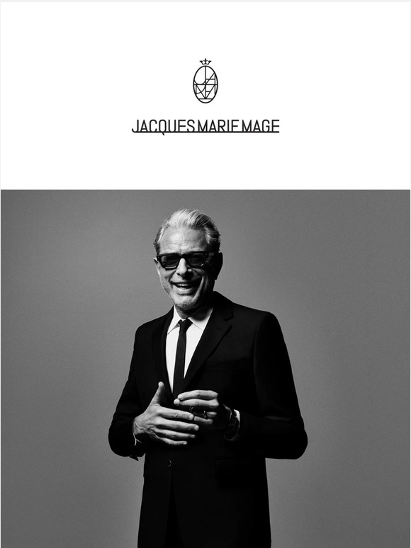 Jacques Marie Mage: JEFF GOLDBLUM FOR JACQUES MARIE MAGE | Milled