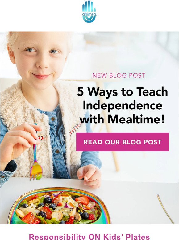 5 Ways to Teach Independence with Mealtime