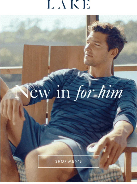 Just in: New men’s styles 💤