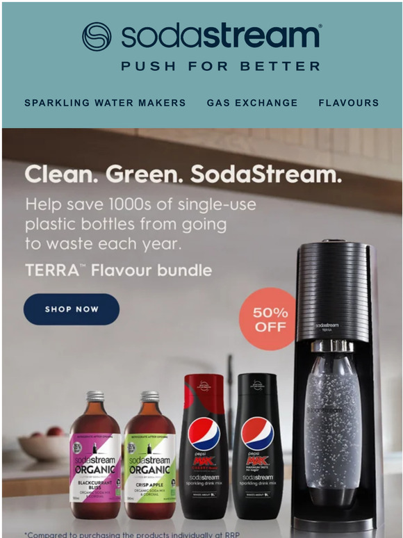 Don't miss! 50% Off Terra Flavour Kits 🤩