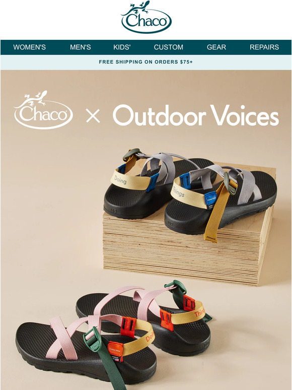 Chaco Just Dropped Chaco x Outdoor Voices Milled