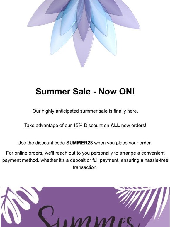 ☀️Summer Sale - Now On! ☀️
