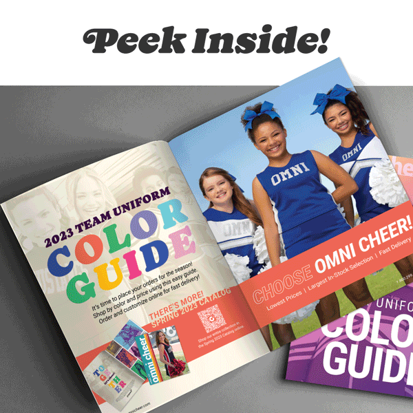 Omni Cheer Team Uniform Color Guide! Milled