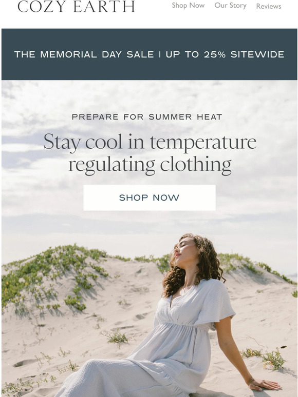 Cozy Earth Memorial Day sale: Get an exclusive 30% off sitewide