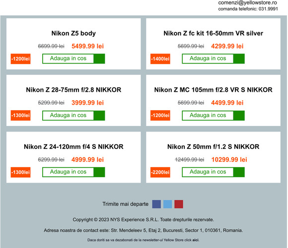 😍Super ofertă: economisești 3.000 lei la Nikon Z6 II Body! 👀Vezi toate promoțiile lunii
