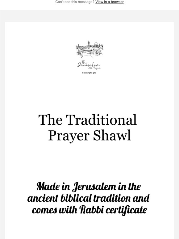 The Jerusalem Art Project The most ancient biblical prayer shawl Milled