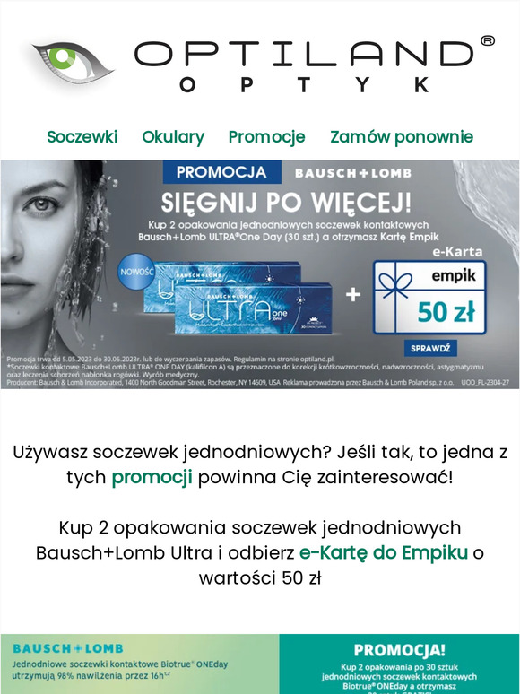 Bausch+Lomb z podwójną promocją!👀