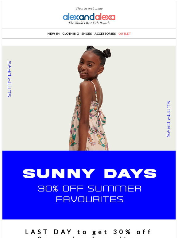 Alex and Alexa: 30% off select favorites: ends tonight | Milled