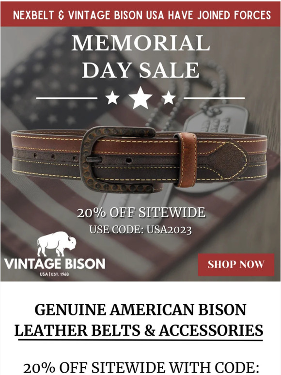 Nexbelt Bison Belt Belts