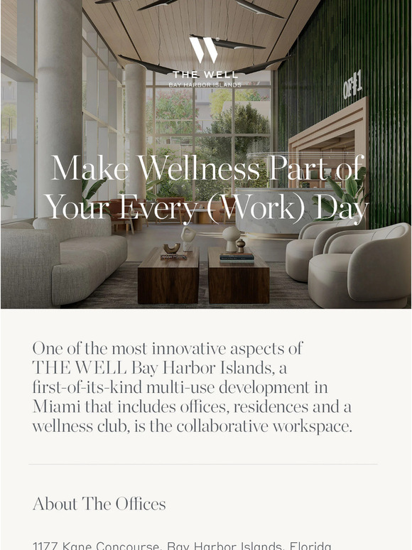 Where Wellness and Work Meet