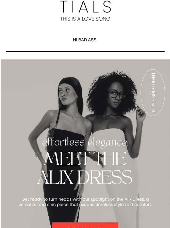 Dress to Impress: Spotlight on the Alix Dress 🖤