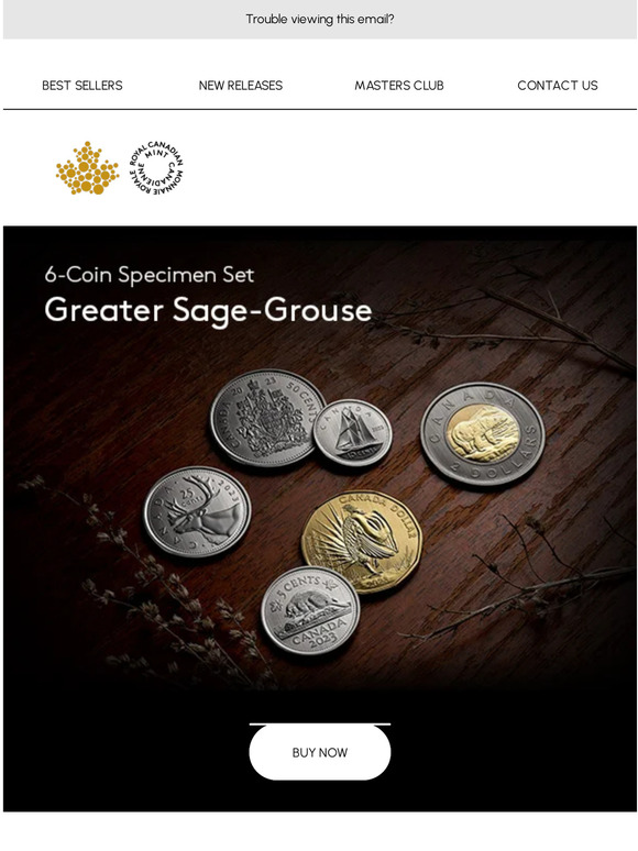The only annual coin set with a specimen finish