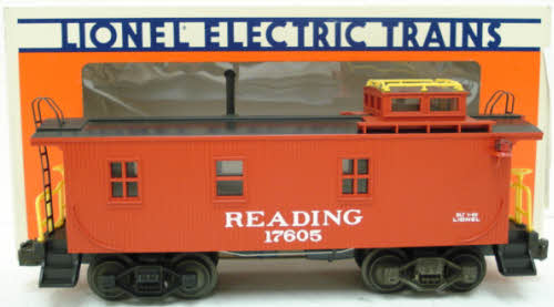 Image of Lionel 6-17605 O Gauge Reading Woodside Lighted Caboose LN/Box