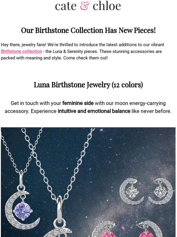 New Jewelry  ✨ Meet Luna & Serenity