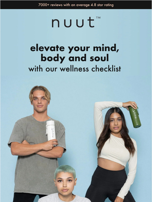 elevate with our wellness checklist! ✅