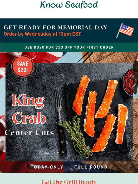 KnowSeafood Wild Golden King Crab Legs 🦀🦀 Save 20 Milled