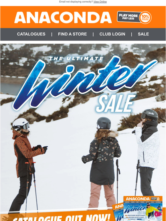 HIT THE SLOPES THIS WINTER WITH ANACONDA 🎿