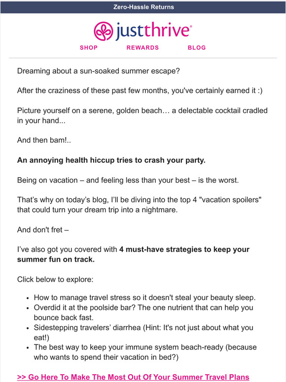 Your checklist for a healthy summer