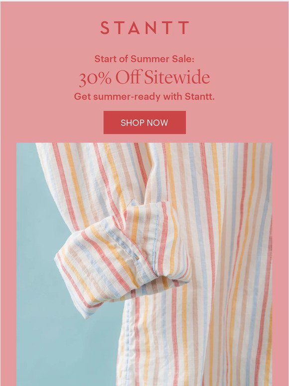Summer Savings: 30% OFF Sitewide